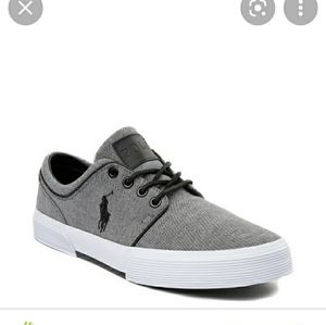 Polo Ralph Lauren Mens Faxon Grey Shoe 